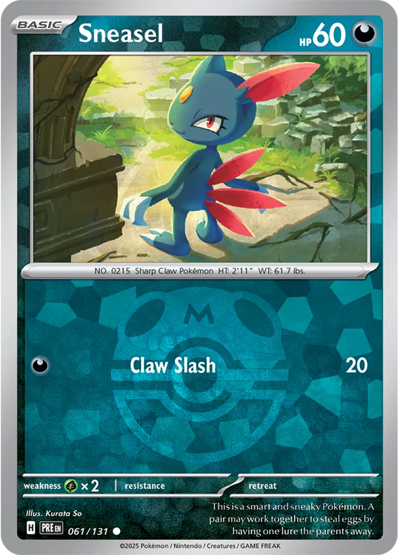 Sneasel Master Ball Holo